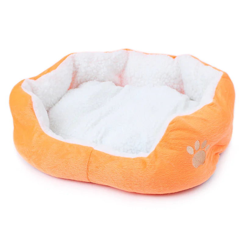 Washable Plush Pet Bed Cushion