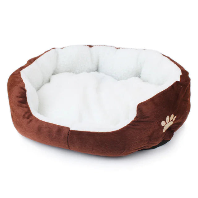Washable Plush Pet Bed Cushion