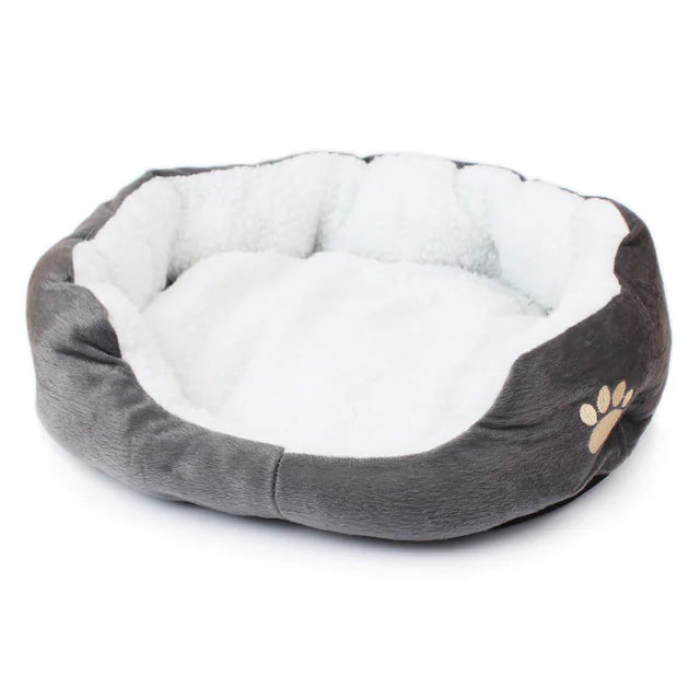Washable Plush Pet Bed Cushion