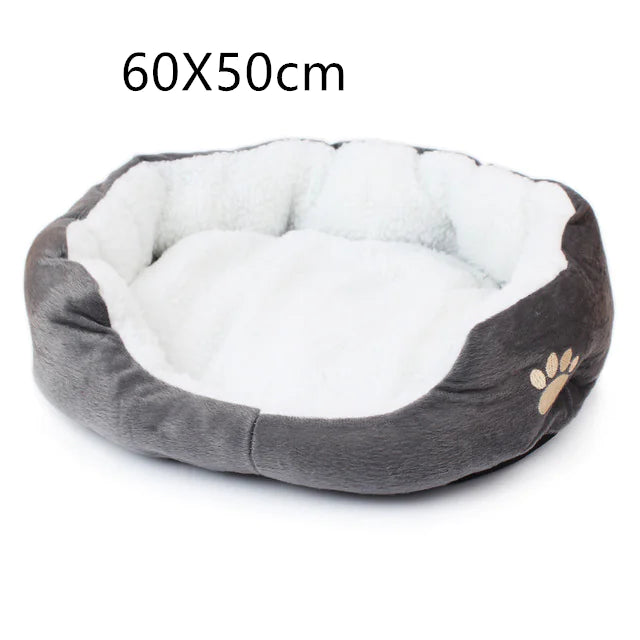 Washable Plush Pet Bed Cushion